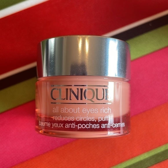 Brand New Clinique All About Eyes Rich Eye Cream Undereye Circles Shadows - Picture 8 of 10